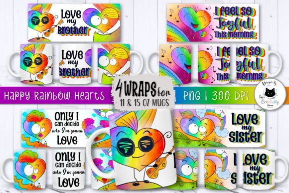 Download Cute Rainbow Pride Mug Designs - Mug designs Collection
