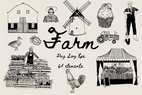 Download Farm SVG EPS Vector Clip Art - Eps vector Collection